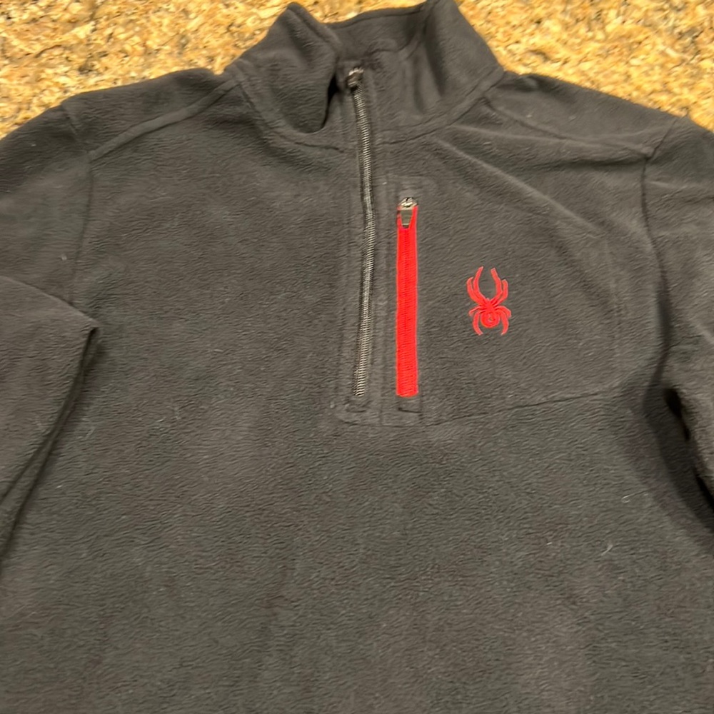 Spyder men’s 1/4 zip sweatshirt size M